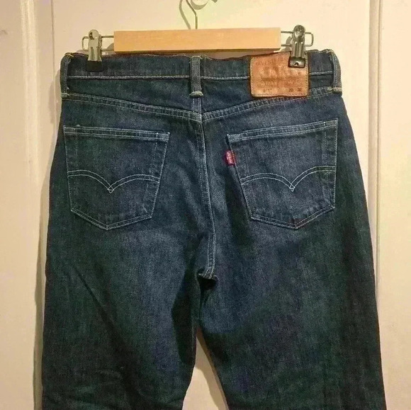 P7001 541 mens levi Strauss & co w29/l32 dark denim - Picture 8 of 9